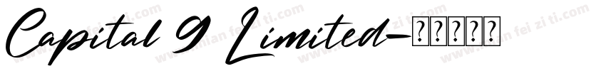 Capital 9 Limited字体转换